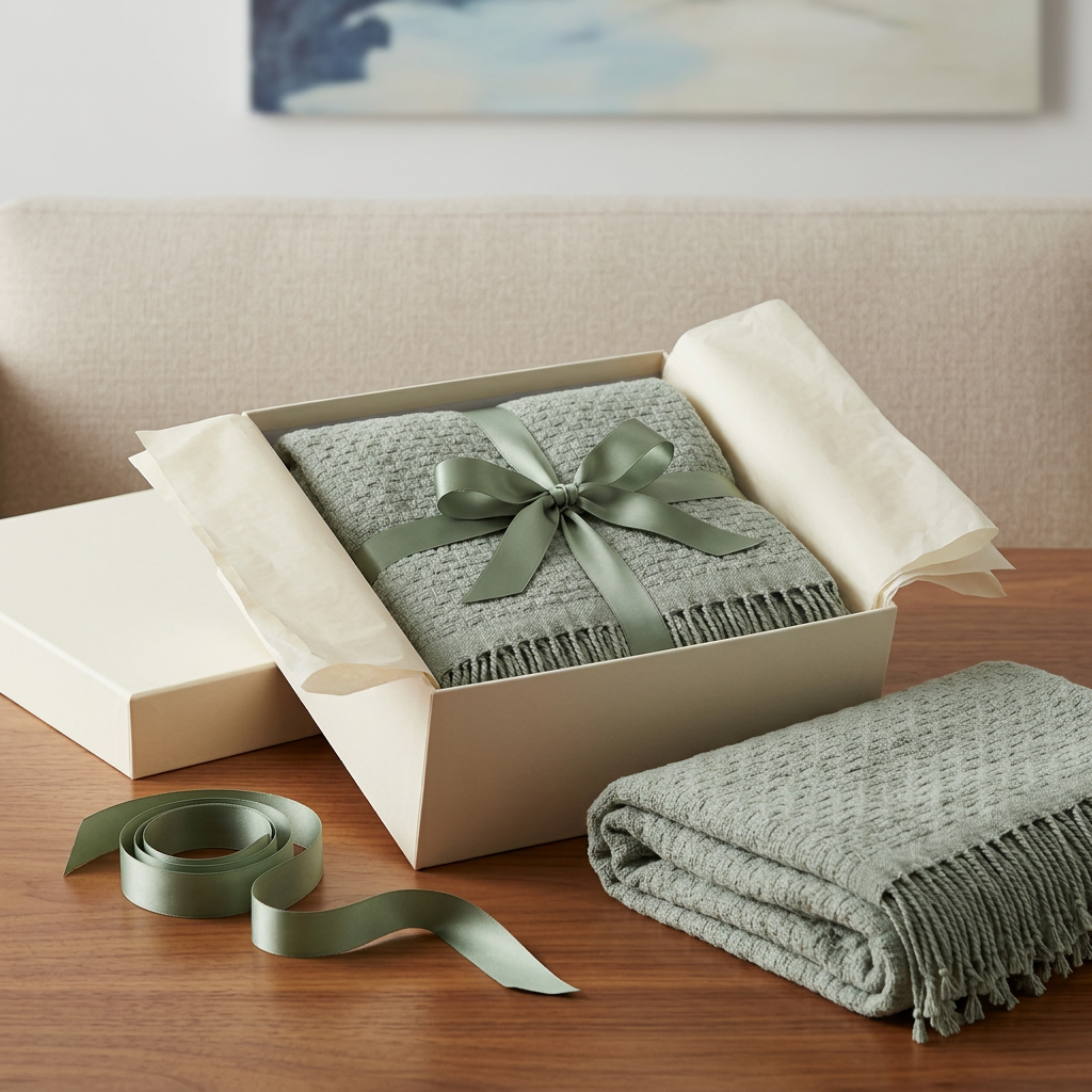 Gift packaging concept only; box and ribbon not confirmed as included
