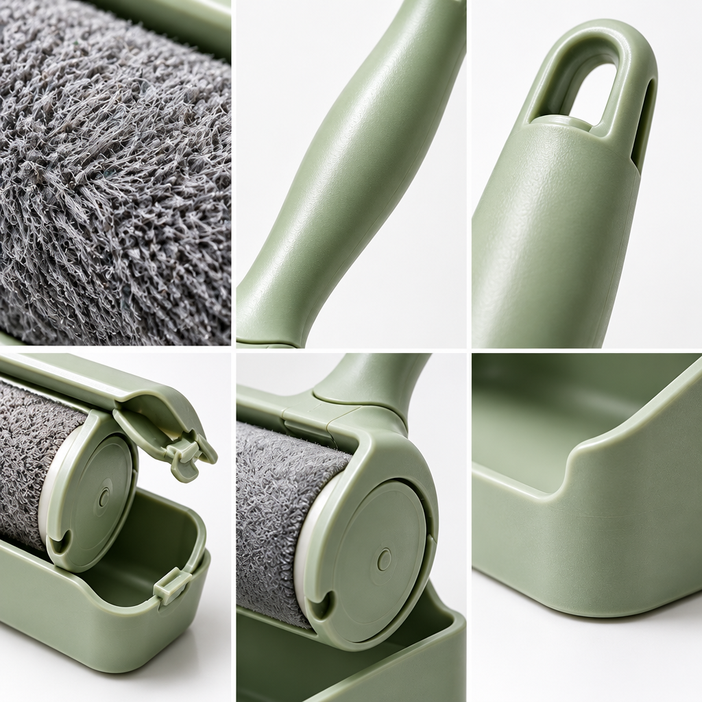 Furless Reusable Pet Hair Roller with Self-Cleaning Dock — Zero Tape, Zero Waste, Infinite Clean for Every Sofa, Sweater & Surface You Share With Your Pet