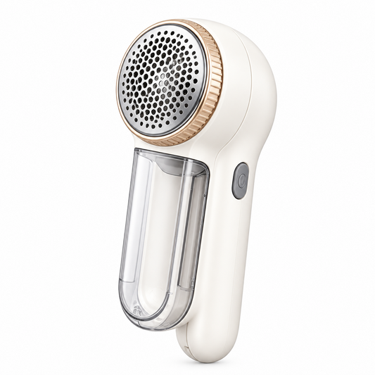 Velara Electric Fabric Shaver & Lint Remover with Wide-Coverage Mesh Head, See-Through Lint Collector & Effortless One-Button Control — Professional-Grade Pilling Removal for Cashmere, Wool, Knitwear, Upholstery, Blankets & All Fabrics You Care About