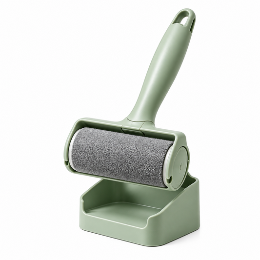 Furless Reusable Pet Hair Roller with Self-Cleaning Dock — Zero Tape, Zero Waste, Infinite Clean for Every Sofa, Sweater & Surface You Share With Your Pet